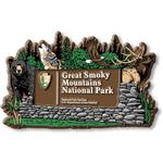 RGL-GS1 Great Smoky Mountains National Park Entrance Sign Magnet